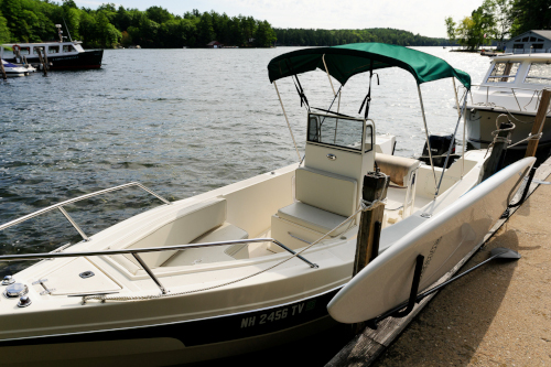 Boat on dock